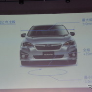 スバル 新型 インプレッサ 発表会