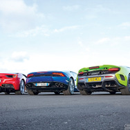 【写真集 スーパーカーの世界】フェラーリ488 GTB vs マクラーレン 675 LT vs ランボルギーニ ウラカン LP610-4