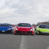 【写真集 スーパーカーの世界】フェラーリ488 GTB vs マクラーレン 675 LT vs ランボルギーニ ウラカン LP610-4