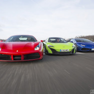 【写真集 スーパーカーの世界】フェラーリ488 GTB vs マクラーレン 675 LT vs ランボルギーニ ウラカン LP610-4