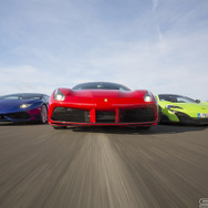 【写真集 スーパーカーの世界】フェラーリ488 GTB vs マクラーレン 675 LT vs ランボルギーニ ウラカン LP610-4