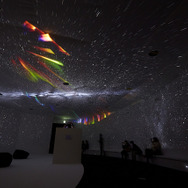 天の川の微細な星の光まで投影できるスーパープラネタリウム「星空のイルミネーション by MEGASTAR」。