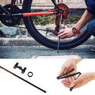 持ち運べる着脱可能な自転車スタンド「クイックスタンド」