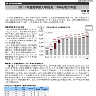 Kei-Netに掲載された「2017年度医学部入学定員158名増の予定」（一部）
