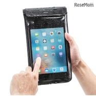 PDA-TABWPST8タブレット防水防塵ケース（スタンド付き・ショルダーベルト付き・8インチ・ブラック）