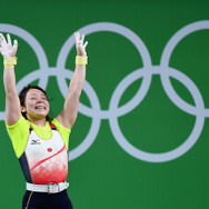 リオデジャネイロ五輪女子重量挙げ48kg級の三宅宏実が銅メダルを獲得（2016年8月6日）