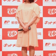 キットメール販売開始セレモニーに登壇した三宅宏実（2016年12月6日）