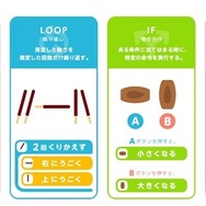 お菓子を使ってプログラミングを学習できるスマートフォン用アプリ「GLICODE（グリコード）」