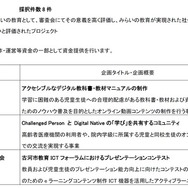 C類 奨励助成 採択件数8件（1/2）
