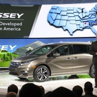 【デトロイトモーターショー2017】ホンダ オデッセイ 新型、家族のための「つながる」装備 画像