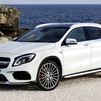 【デトロイトモーターショー2017】メルセデス AMG GLA45 に改良新型、空力性能向上 画像