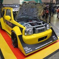 【東京オートサロン2017】改造車“黄色い弾丸”、外見はジムニーだが中身はシルビア…キノクニ 画像