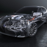 【ジュネーブモーターショー2017】レクサス LS500h 新型、マルチステージハイブリッド搭載して登場予定 画像