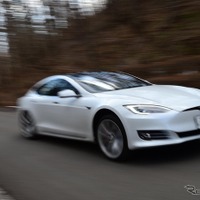 【テスラ モデルS P100D 試乗】100km/hまで2.7秒、その威力を後頭部で感じる…桂伸一 画像