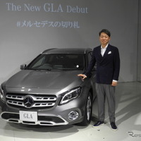 【メルセデスベンツ GLA 改良新型】メルセデス・ベンツ日本の上野社長「新型 GLA は切り札」 画像