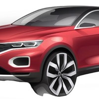 VWのコンパクトSUV、T-Roc …リアスタイルも見えた 画像
