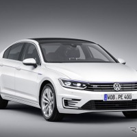 VW パサートGTE、ジェスチャーコントロール機能付純正インフォテイメントシステム採用 画像
