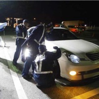 東北道・佐野SAで深夜の街頭検査、8台に整備命令 画像