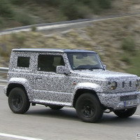スズキ ジムニー 次期型、山道を快走！上りも下りもスムーズな走り【スパイ動画】 画像