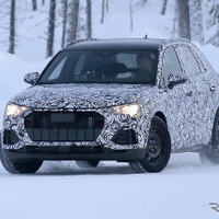 アウディQ3次期型、BMW X1に差をつけるか…新ボディで豪雪を駆け抜けた 画像
