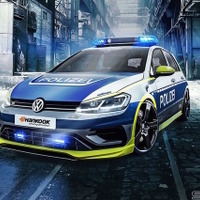 ドイツ警察に最強マシン！VW ゴルフRが400馬力のポリスカーに 画像