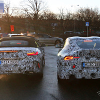 トヨタ スープラとBMW Z4、新型2台が奇跡のツーショット…3月発表へ、開発佳境か 画像