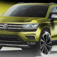 VWの新型SUVはグローバルコンパクトモデルになる…ティザースケッチ 画像