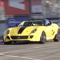800馬力のフェラーリ599、過激過ぎるスーパードリフト披露！【動画】 画像