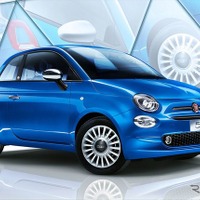 フィアット 500、イタリアブルーの限定モデル「ミラー」発売へ　205万2000円 画像