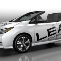 日産 リーフ がオープンカーに、3ドアのワンオフコンセプトカー発表 画像