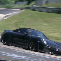 プレミア必至...ポルシェ911スピードスター最新モデル、ニュルを駆け抜ける！【動画】 画像