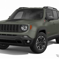 ジープ レネゲード、マットグリーンカラーの限定車発売へ　地デジチューナーも特別装備 画像