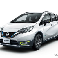 日産 ノート に C-ギアリミテッド を追加 ルーフスポイラーやナビ取付キットを装備して180万4680円から 画像