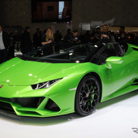 ランボルギーニ ウラカンEVO スパイダー、デザインにあの名車オマージュも…ジュネーブモーターショー2019［詳細画像］ 画像