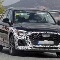アウディ Q5 改良新型、早くも最終デザインが丸見え!? 画像