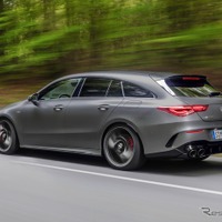 メルセデスベンツ CLAシューティングブレーク 新型に421馬力の「AMG45」、欧州受注開始…価格6万0690ユーロから 画像