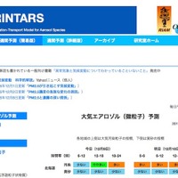 PM2.5に注意、12/9夜から12/10にかけて北海道に流れ込む予測 画像