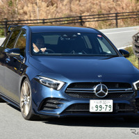【メルセデスAMG A35 新型試乗】走りは見かけ通りダイナミック!面白いように曲がる…島崎七生人 画像