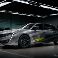 プジョー 508 新型、「プジョースポール」は400馬力PHV…新たなプロトタイプの画像 画像