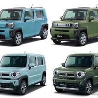 【ダイハツ タフト 新型】軽SUVクロスオーバー、競合はスズキ ハスラー か［比較画像］ 画像