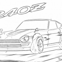 日産デザインチーム、23枚のぬり絵を提供…#drawdrawdrawキャンペーン開始［動画］ 画像