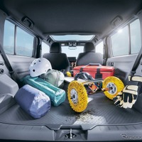 【ダイハツ タフト 新型】バックパックを気軽に背負って 画像