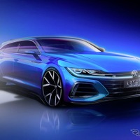 VW アルテオン 改良新型、初の「R」がスタンバイ　6月24日発表 画像
