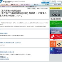 「学校なくさないで」…どうなる神奈川県立高校の統廃合、改革案に関する意見公開 画像