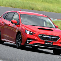 【スバル レヴォーグ 新型試乗】GT-H と STI Sport、走りの違いをサーキットで検証した…片岡英明 画像