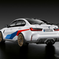 BMW M3 と M4 新型にMパフォーマンスパーツ、縦長グリルに匹敵するリアのインパクトを追求…欧州設定 画像