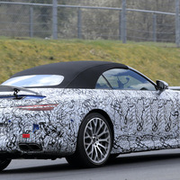 メルセデスAMG SL 次期型、最新プロトタイプがニュルへ…ボディカラーも見えた!? 画像