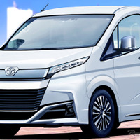 トヨタ ハイエース、18年ぶりのフルモデルチェンジへ!? ハイライトはPHV化か 画像