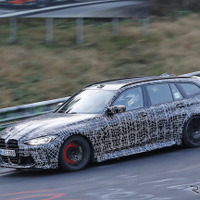最速ワゴン誕生か？ 史上初のBMW『M3ツーリング』最新プロトタイプ車両を激写 画像