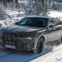 BMW新型EV『i7』、プロトタイプの写真を公開…2022年発表へ 画像